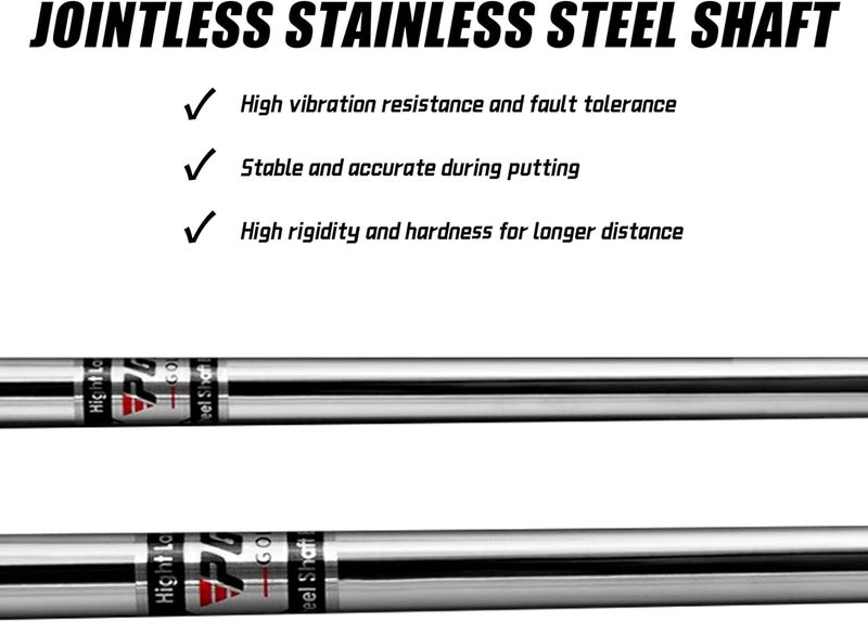 PGM Men's Left-Handed Putter - 950 Steel Shaft, Stainless Steel Head - Easy Flop Shots - Image 5